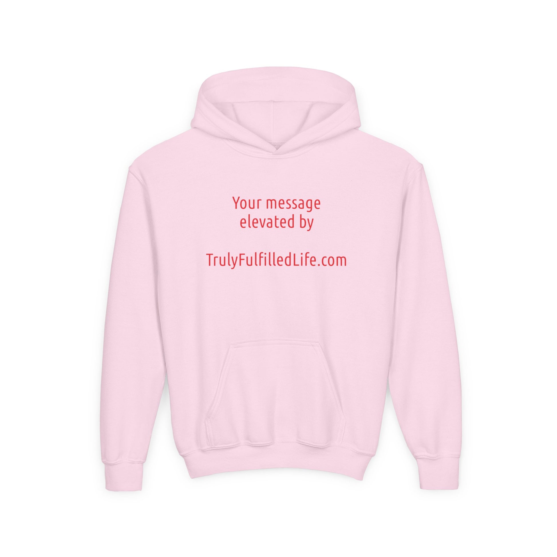 Custom Unisex Hooded Sweatshirt for Youth