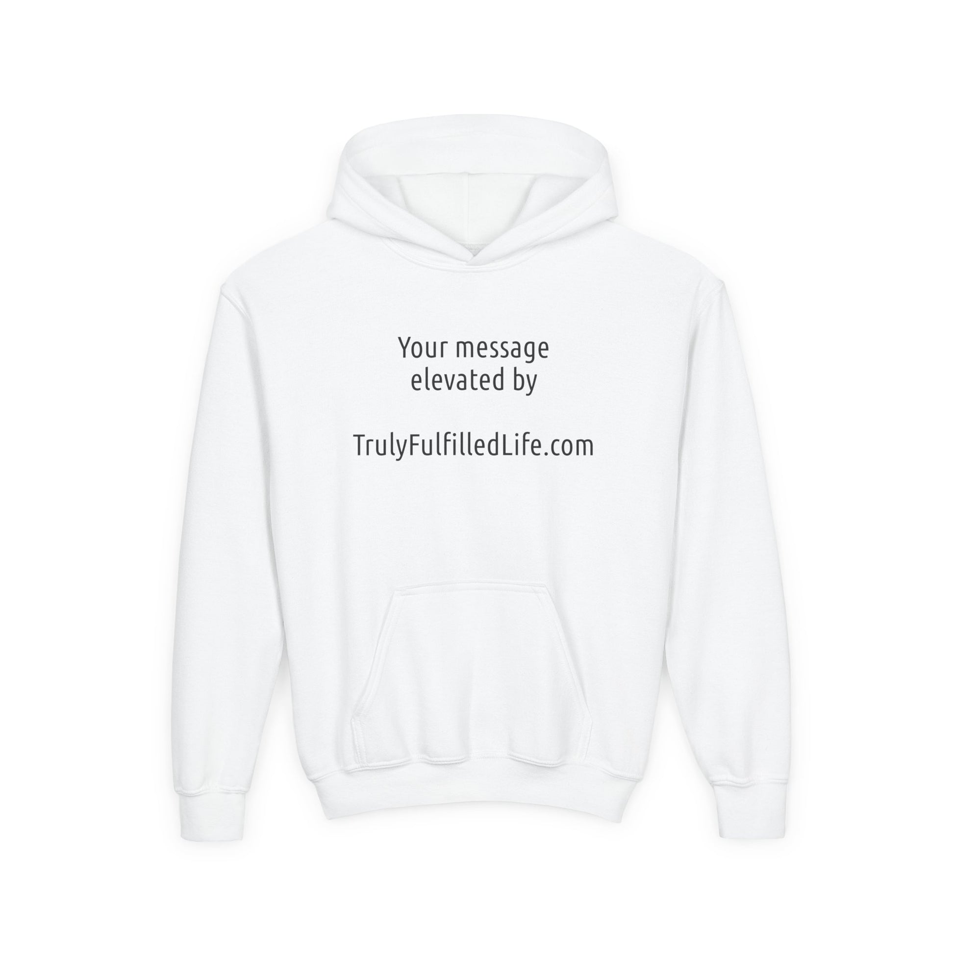 Custom Unisex Hooded Sweatshirt for Youth